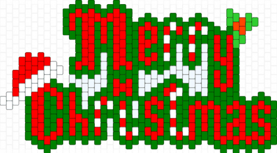 Merry Christmas - green,red