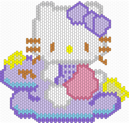 Hello Kitty floaty - purple,pink