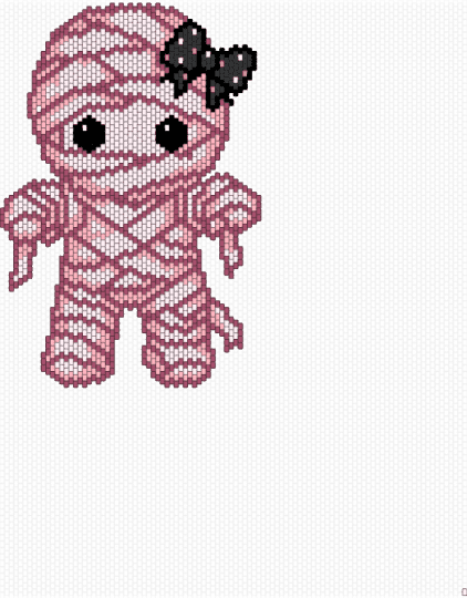 Mummy - pink, white