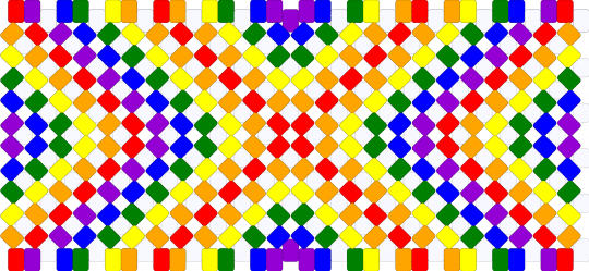 12x5 xbase rainbow X - orange,yellow,purple
