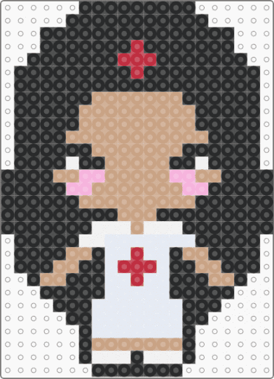 Nurse - black,beige