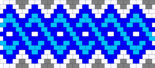 Braceletbook #26 (Odd Peyote) - purple,cuff,geometric,blues,chevron,diamonds,odd count,peyote