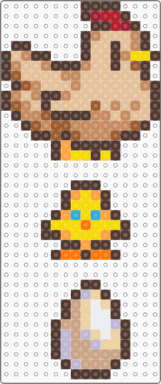 stardew valley chicken - beige, brown, tan