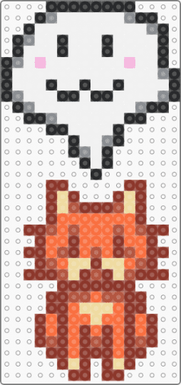 stardew ginger cat - orange, red