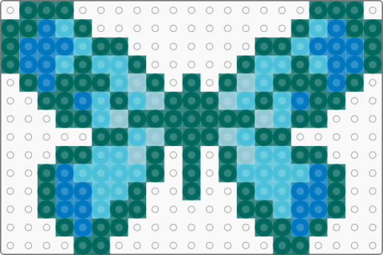 butterfly - teal