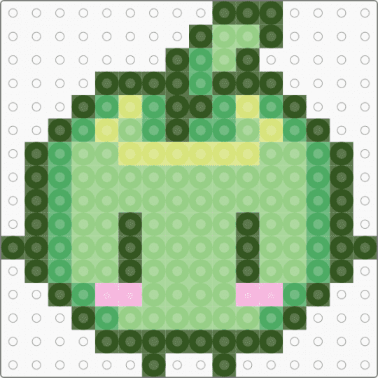green junimo - gold, teal