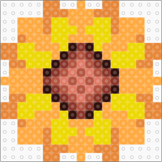 sunflower - orange, yellow