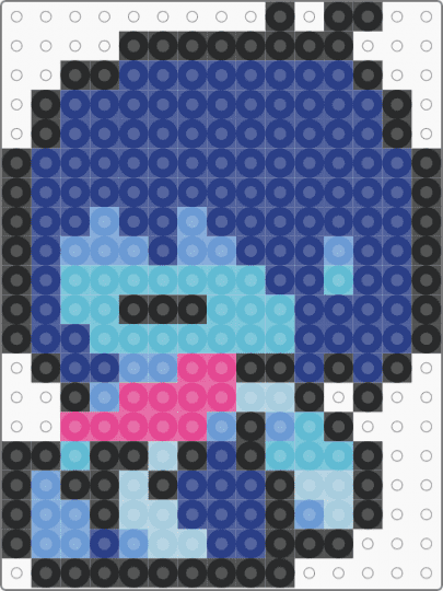 deltarune kris - blue, light blue