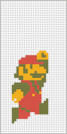 Super Mario Bros. - Super Mario Jumping - mario,nintendo,character,video game,classic,nostalgia,retro,red,tan,orange