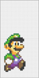 Super Mario World - Luigi - luigi,mario,nintendo,character,video game,classic,green,purple