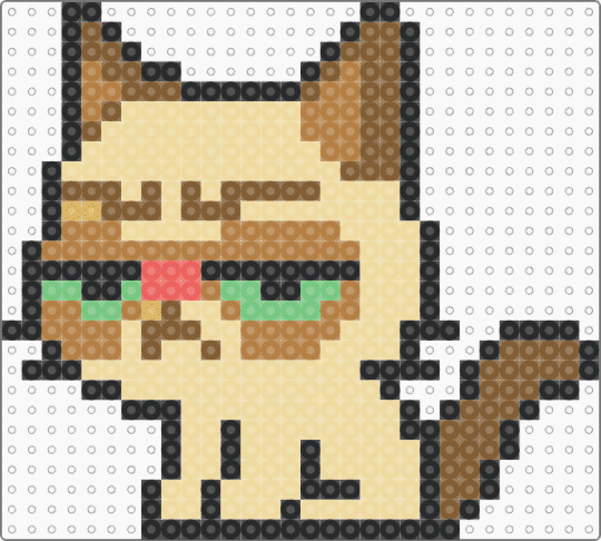 Grumpy cat - tan,beige