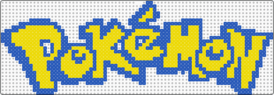 Pokemon logo - blue,yellow
