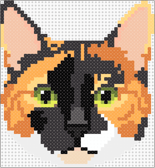 Suki Calico - beige, orange, yellow