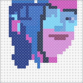 jinx - jinx,arcane,lol,character,portrait,pink,blue