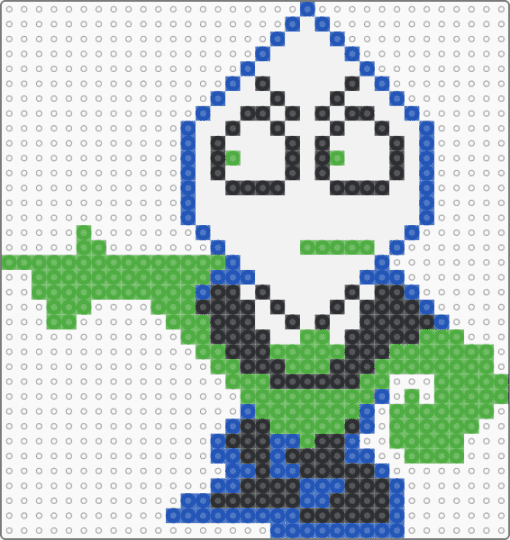 battat / green pippins point (deltarune) - blue, deltarune, green