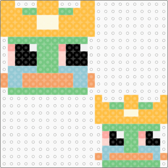 FROGGYYY :33 the rabies frog ✨ - frog, froggy, froggydude, froggydudemc, green, grox, groxmc, minecraft, orange, teal