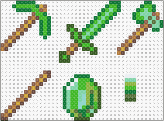 Minecraft emerald tools - green,tan,gold,minecraft,videogame,tools,emerald