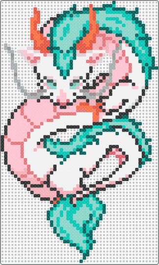 Haku - gray,teal,pink,colorful,haku,spirited away,ghibli