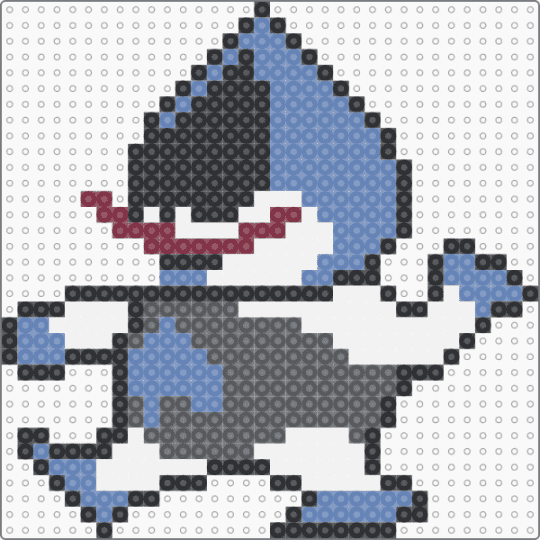 Chef Lancer (Deltarune) - blue, character, chef, cute, deltarune, gaming, gray, lancer, lancer deltarune, video game
