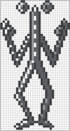 Barbot (Earthbound Beginnings) - barbot, earthbound, earthbound beginnings, enemy, game sprite, gray, retro, robot