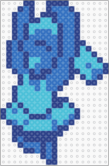 Mini Blue (Deltarune) - blue, blue deltarune, character, delarune, deltarune chapter 5, minimalist, small, video game