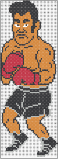 Piston Honda (Punch-Out!!) - orange,piston honda,punch out,little mac,boxing,boxer,japanese,retro,game sprite