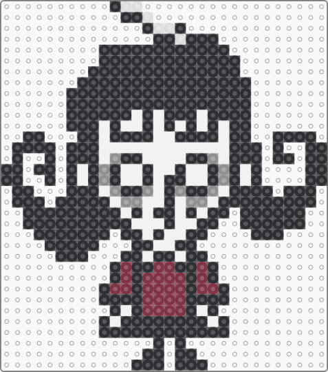 Willow (Don't Starve) - black,white,brown,willow,dont starve,indie game,creepy,horror,indie,girl