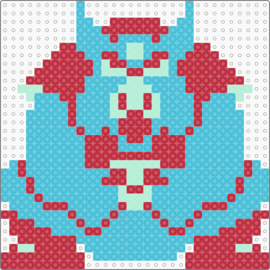 Ganon - red,light blue,ganon,zelda,the legend of zelda,nes,link,ganondorf,nintendo,game sprite