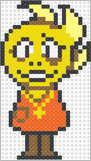 Monster Kid (Deltarune) - deltarune, deltarune chapter 1, game sprite, monster kid, toby fox, undertale, yellow