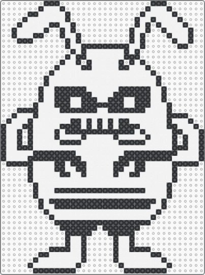 Migosp (Undertale) - black, character, deltarune, enemy, game sprite, indie game, migosp, migospel, undertale, white