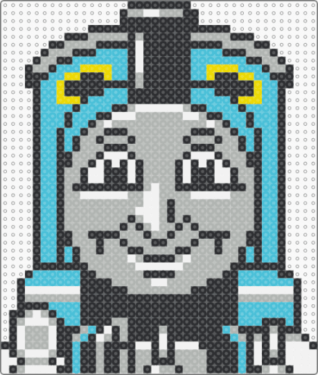 John (TTTE OC) - beige, character, john, light blue, oc, portrait, thomas and friends, thomas the tank engine, train, ttte