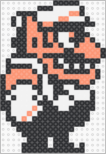 Wario (Wario Land 3) - game sprite, mario, nintendo, orange, retro, video game, waluigi, wario, wario land, white