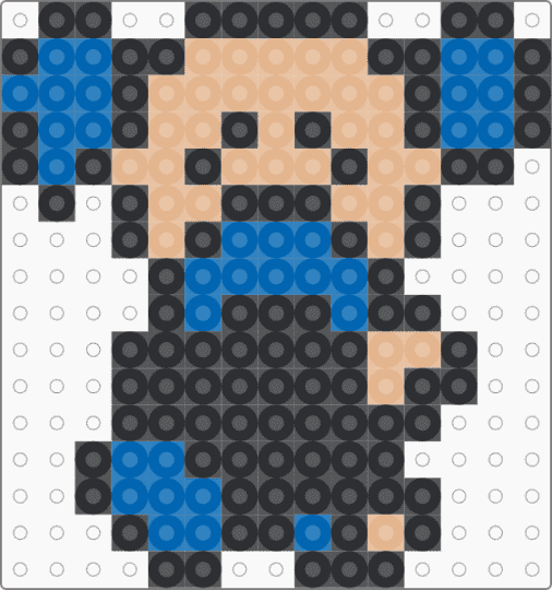 Healer (Earthbound Beginnings) - beige, blue, doctor, earthbound, earthbound beginnings, game sprite, healer, nes, retro, small