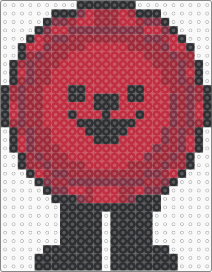 C. Round (Deltarune) - c round, cute, deltarune, deltarune chapter 1, gaming, npc, red, small, undertale