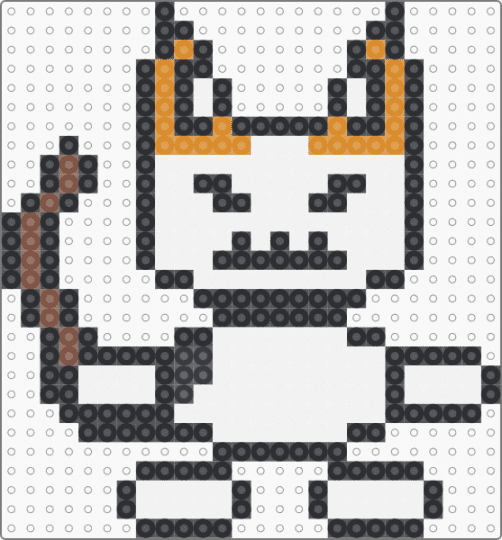 Catto Boi (The Adventures of Catto Boi) - animal, cat, catto boi, character, creepypasta, game sprite, indie game, orange, platformer, white