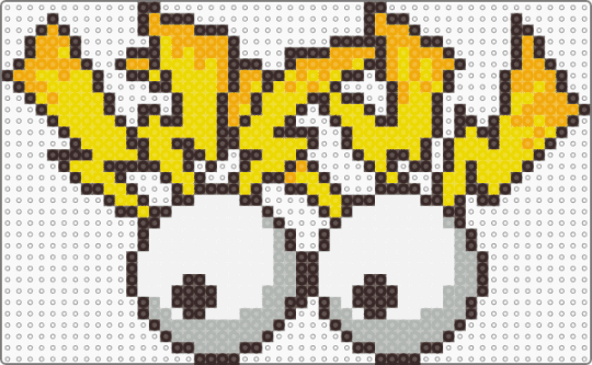 Electro Swoosh (Earthbound) - brown,yellow,electro swoosh,game sprite,earthbound,mother,retro,eyeballs,lightning,eyes