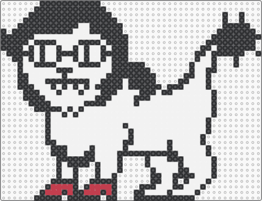 Business Manticore (Undertale) - character, game sprite, gaming, indie game, npc, pokemon, undertale, video game, white