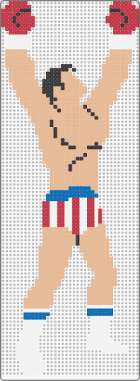 Rocky Balboa - 70s, beige, boxer, boxing, fighter, retro, rocky, sports, sylvester stallone