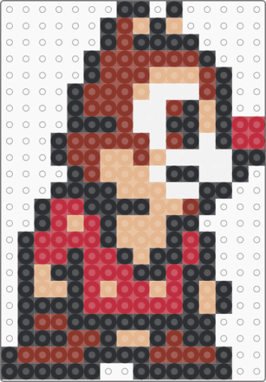 Dale (Chip n' Dale: Rescue Rangers) - beige, character, chip and dale, cotdoldschoolcartoons, dale, disney, game sprite, nostalgia, red, retro