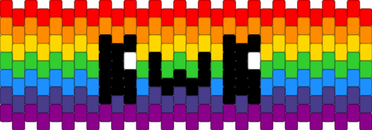 Rainbow cuff :3 - orange,pink,colorful