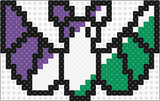 Genderqueer Bat - purple,green,pride,bat,genderqueer