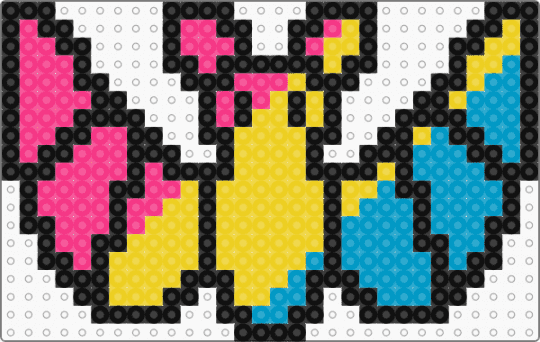 Pansexual Bat - yellow,pride,bat,pansexual