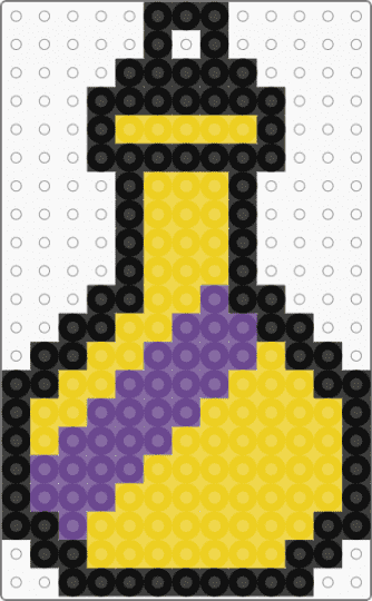 Intersex Potion Keychain - yellow,purple,pride,potion,intersex