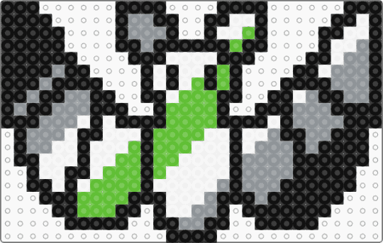 Agender Bat - black,gray,green,pride,bat,agender