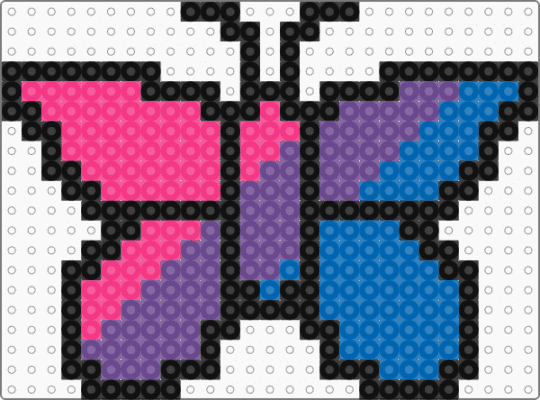 Bisexual Butterfly - pink,purple,blue,pride,butterfly,bisexual