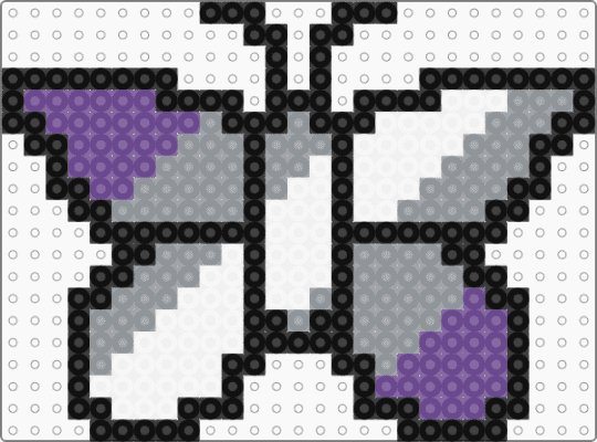 Greysexual Butterfly - gray,purple,pride,butterfly,greysexual