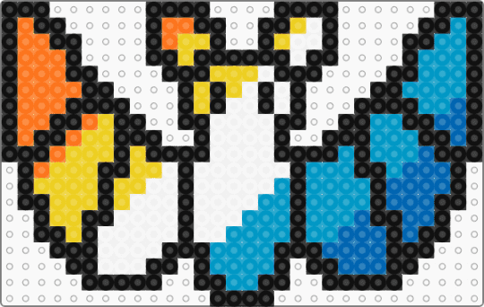 Aroace Bat - black,yellow,light blue,pride,bat,aroace