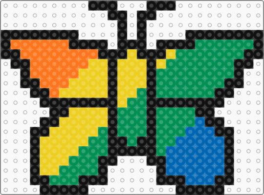 Questioning Butterfly - yellow,green,pride,butterfly,questioning