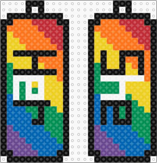 She/Her Keychain - 