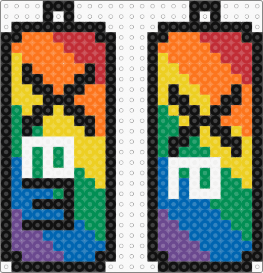 Xe/Xem Keychain - pride,pronouns,rainbow